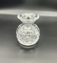 Vintage Waterford Irish Crystal Flower Vase,  4 inches, Handcrafted, Pristine