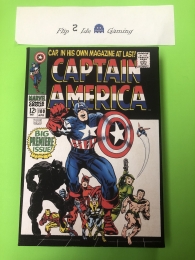 Geek Fuel Exclusive Captain America Silver Age on Canvas