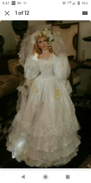 Beautiful and rare bride doll porcelain