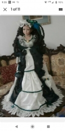 Beautiful and rare handmade victorian porcelain doll