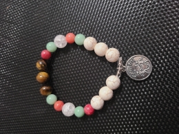  Gemini - Howlite Knowledge Enhancement Bracelet