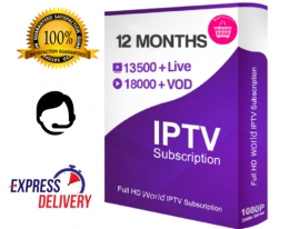  Iptv 12 Month Premium Subscription