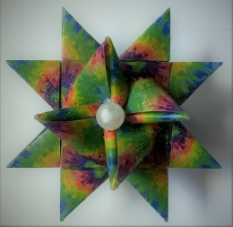 German Star tie-dye design#1